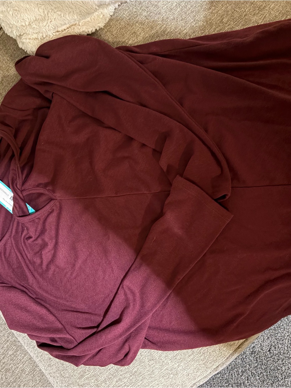 Staccato Women's Maroon Long-Sleeve Knit Top